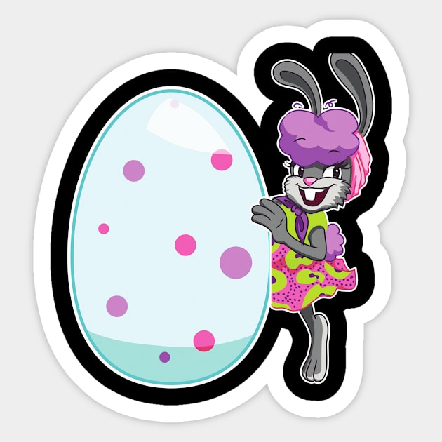 Happy Easter-Easter egg Sticker by souhailstore